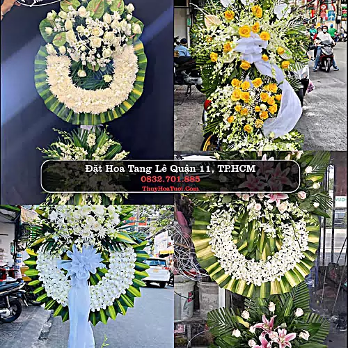 Đặt Hoa Chia Buồn tại Quận 11, TP.HCM (Cũ)