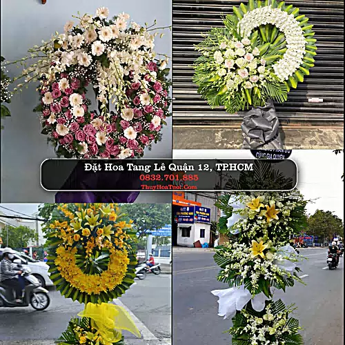 Đặt Hoa Chia Buồn tại Quận 12, TP.HCM (Cũ)