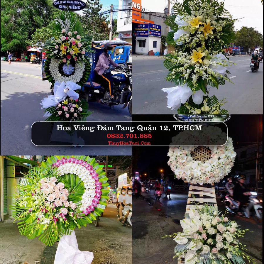 Kệ hoa tang lễ giao tại Quận 12, TP.HCM