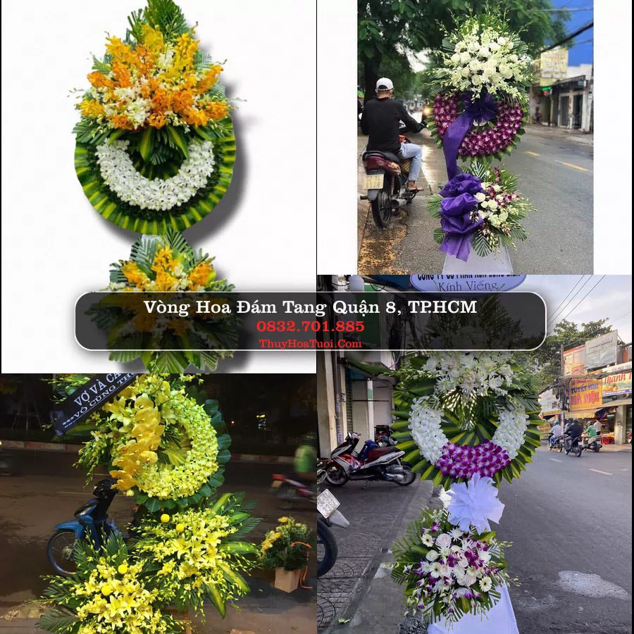 Đặt Hoa Tang Lễ tại Quận 8, TP.HCM (Cũ)