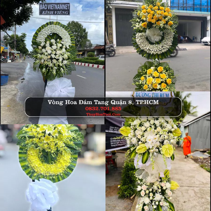 Kệ hoa tang lễ giao tại Quận 8, TP.HCM