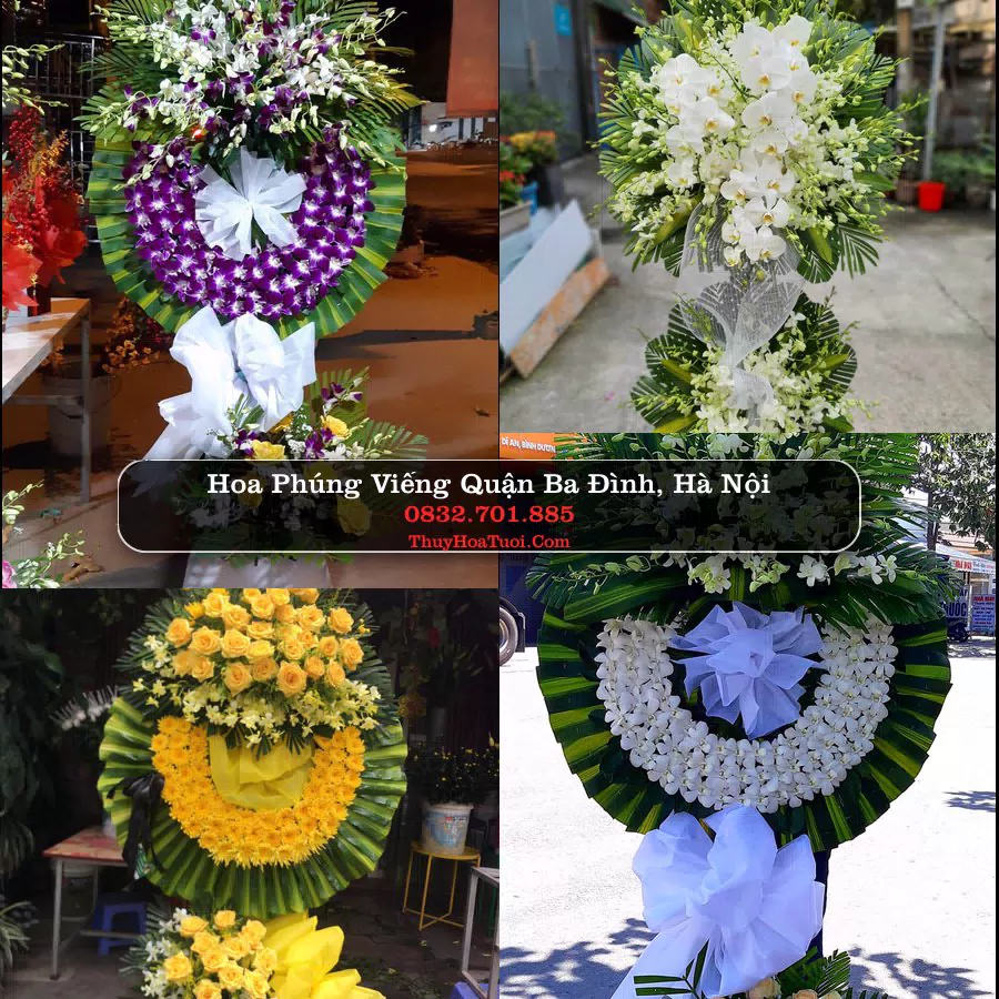 Vòng hoa chia buồn Quận Ba Đình - ThuyHoaTuoi.Com