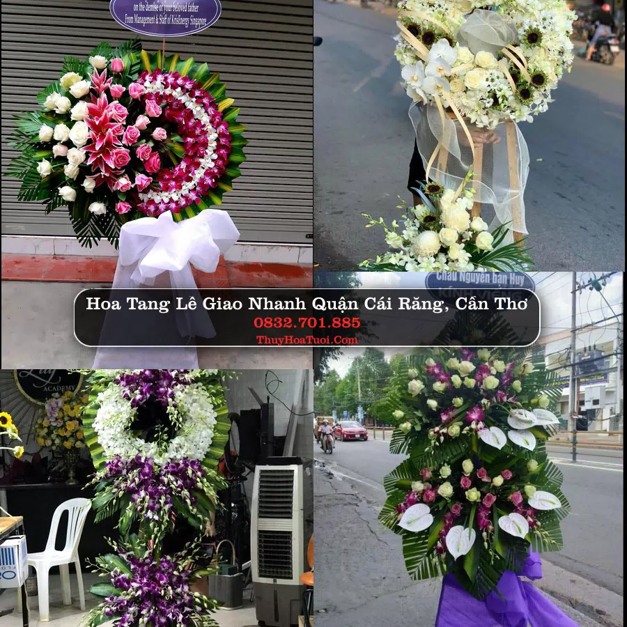 Đặt Vòng Hoa Chia Buồn tại Quận Cái Răng, Cần Thơ (Cũ)