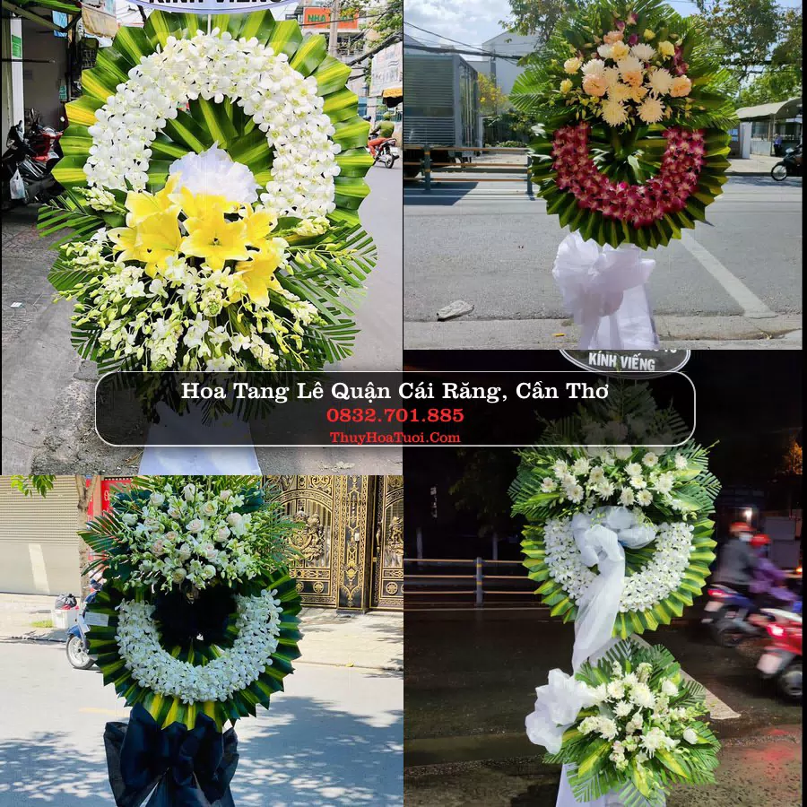 Vòng hoa chia buồn Quận Cái Răng - ThuyHoaTuoi.Com