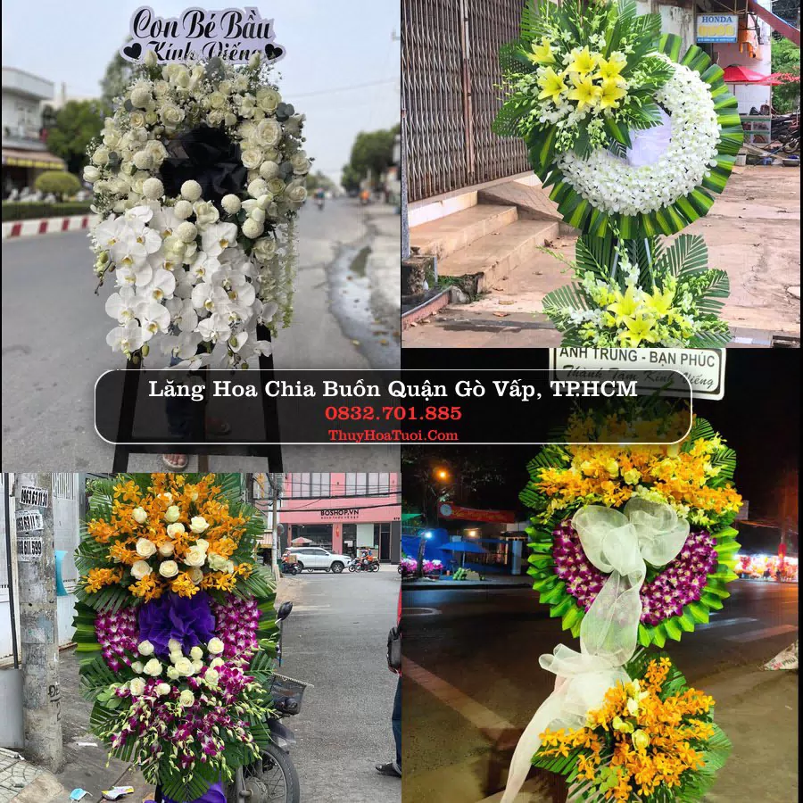 Đặt Vòng Hoa Tang Lễ tại Quận Gò Vấp, TP.HCM (Cũ)