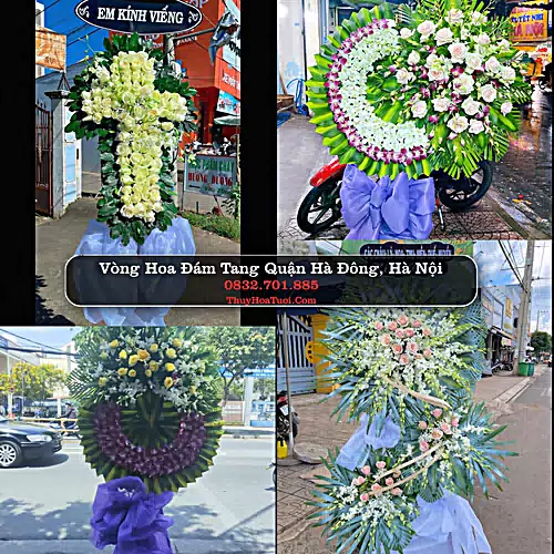 Vòng Hoa Tang Lễ tại Quận Hà Đông, Hà Nội (Cũ)