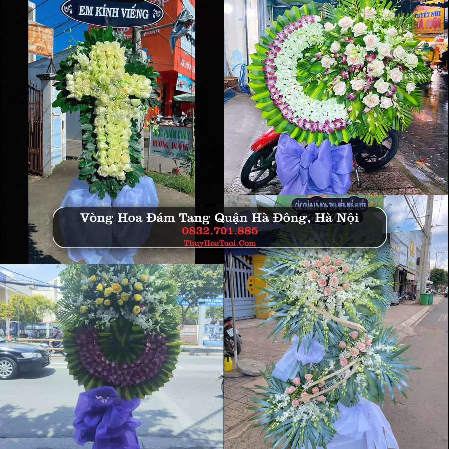 Vòng Hoa Tang Lễ tại Quận Hà Đông, Hà Nội (Cũ)