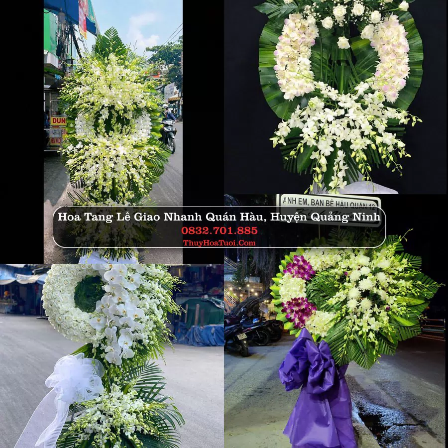 Kệ hoa tang lễ giao tại Quán Hàu, Quảng Bình
