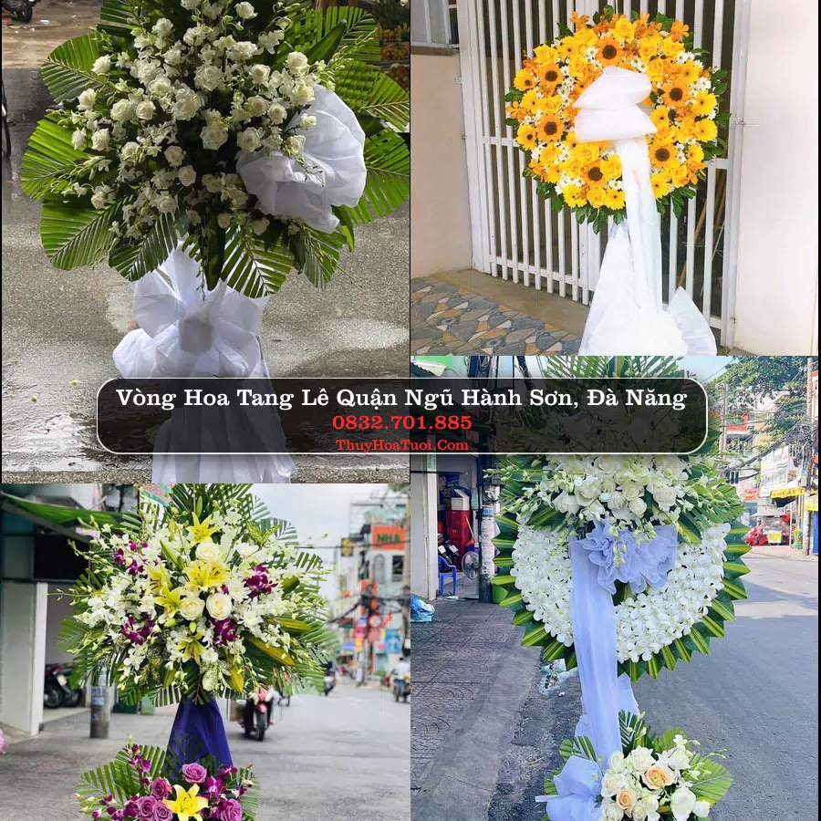 Đặt Vòng Hoa Tang Lễ tại Quận Ngũ Hành Sơn, Đà Nẵng (Cũ)