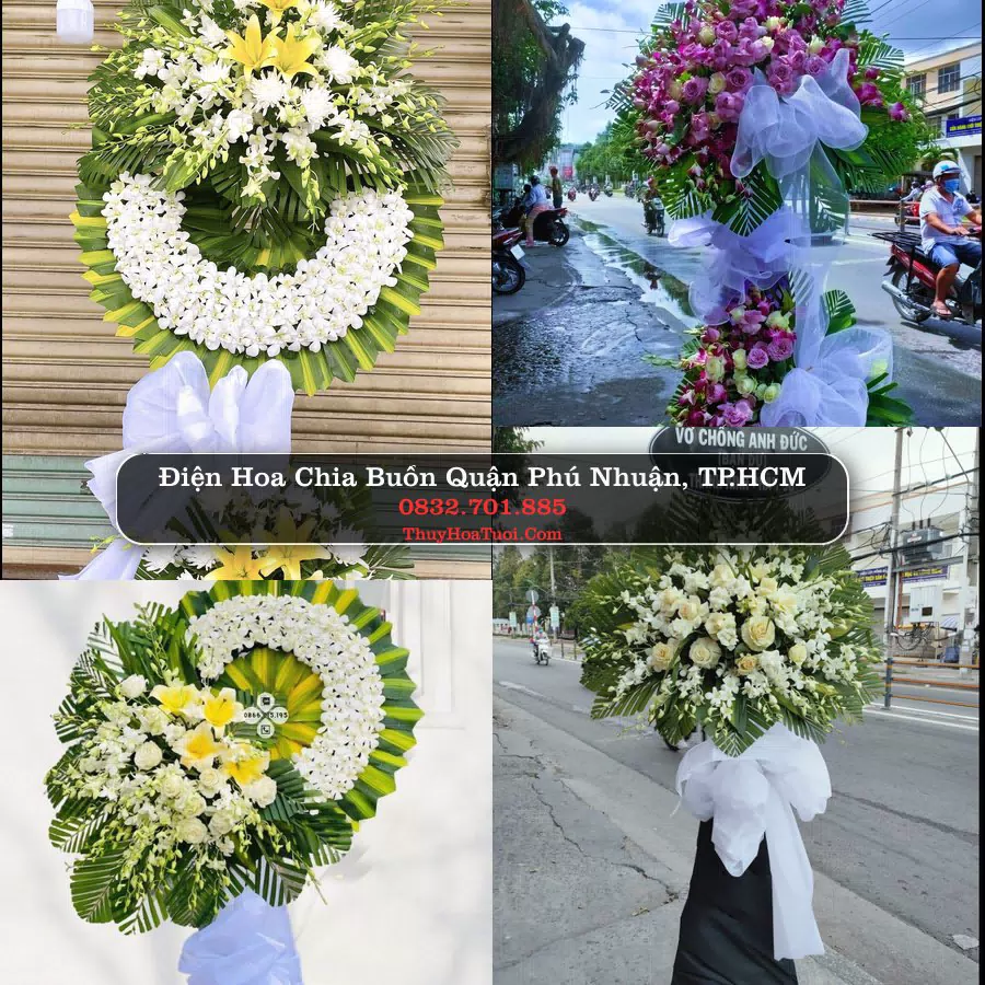 Đặt Vòng Hoa Tang Lễ tại Quận Phú Nhuận, TP.HCM (Cũ)