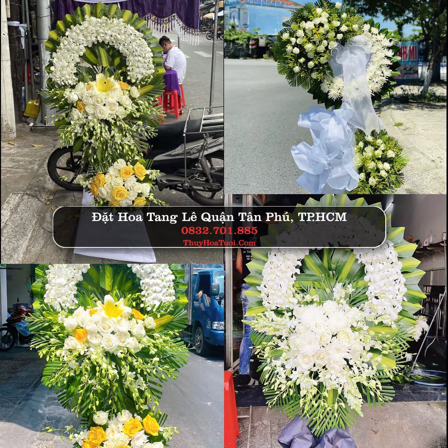 Đặt Hoa Tang Lễ tại Quận Tân Phú, TP.HCM (Cũ)