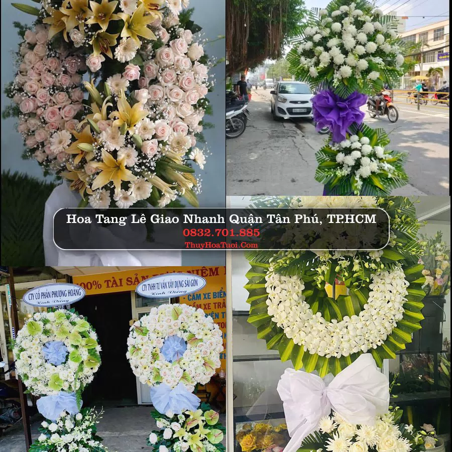 Kệ hoa tang lễ giao tại Quận Tân Phú, TP.HCM