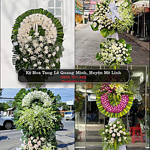 Đặt Vòng Hoa Đám Tang tại Quang Minh, Mê Linh, Hà Nội (Cũ)