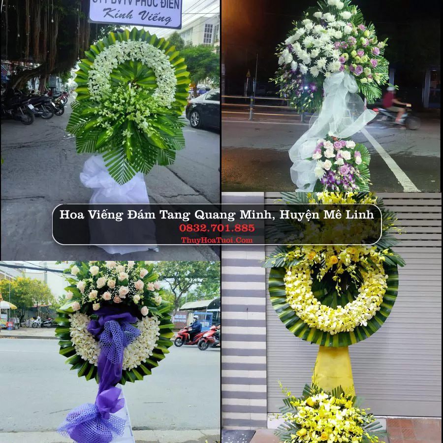 Kệ hoa tang lễ giao tại Quang Minh, Mê Linh
