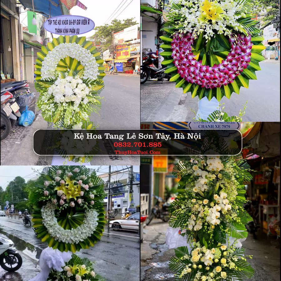 Kệ hoa tang lễ giao tại Sơn Tây, Hà Nội