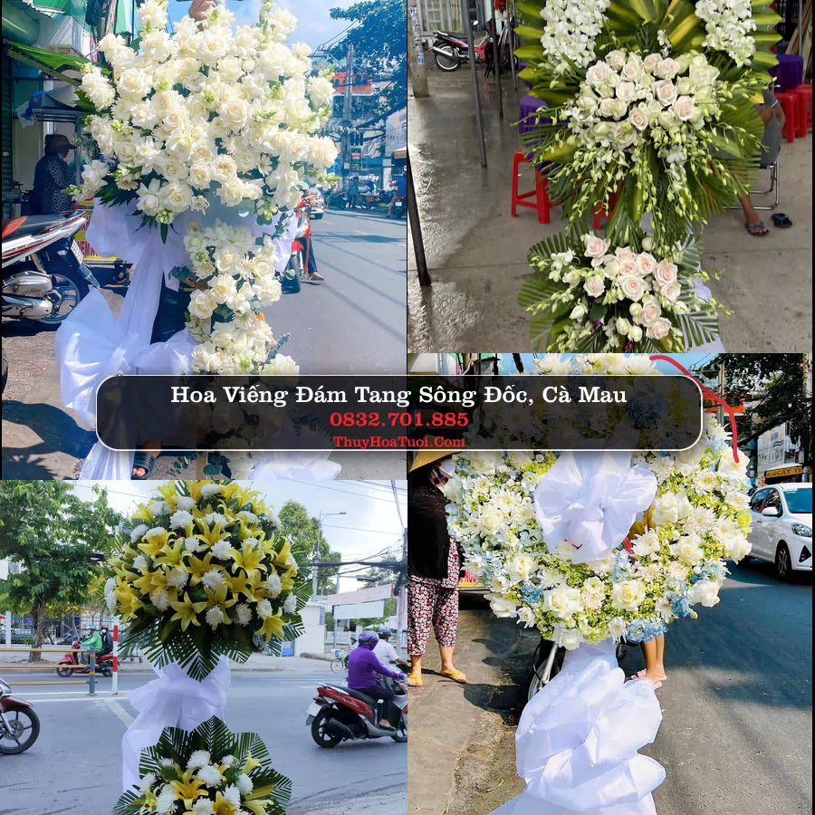 Vòng hoa chia buồn Sông Đốc, Cà Mau - ThuyHoaTuoi.Com