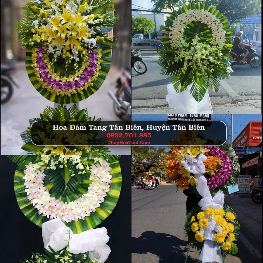 Đặt Vòng Hoa Chia Buồn tại Tân Biên, Tân Biên, Tây Ninh (Cũ)