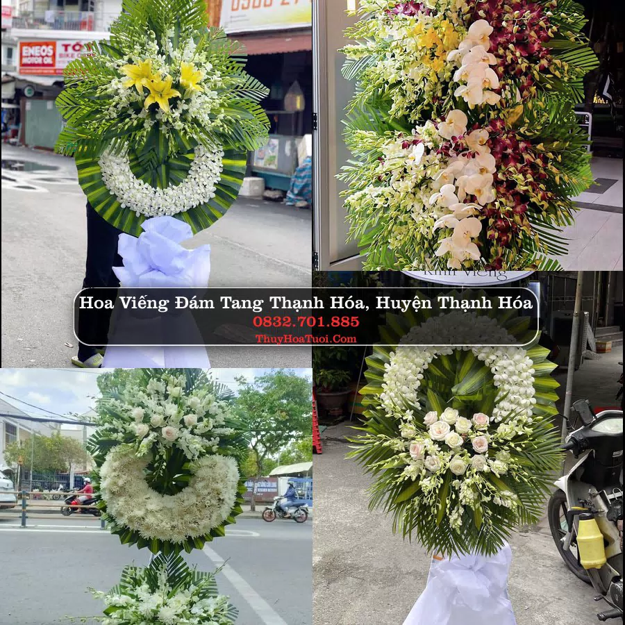 Kệ hoa tang lễ giao tại Thạnh Hóa, Long An