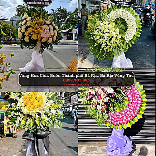 Đặt Vòng Hoa Chia Buồn tại Thành phố Bà Rịa, Bà Rịa-Vũng Tàu (Cũ)