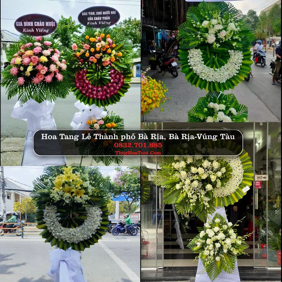 Vòng hoa chia buồn Thành phố Bà Rịa - ThuyHoaTuoi.Com