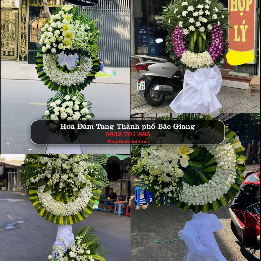 Đặt Hoa Đám Tang tại Thành phố Bắc Giang (Cũ)