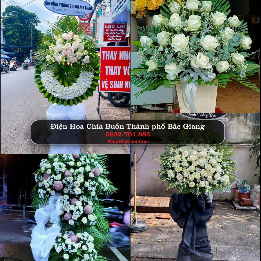 Kệ hoa tang lễ giao tại Thành phố Bắc Giang