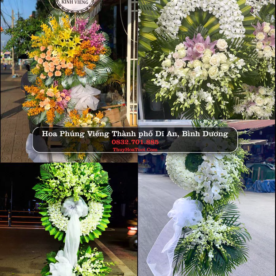 Kệ hoa tang lễ giao tại Thành phố Dĩ An, Bình Dương