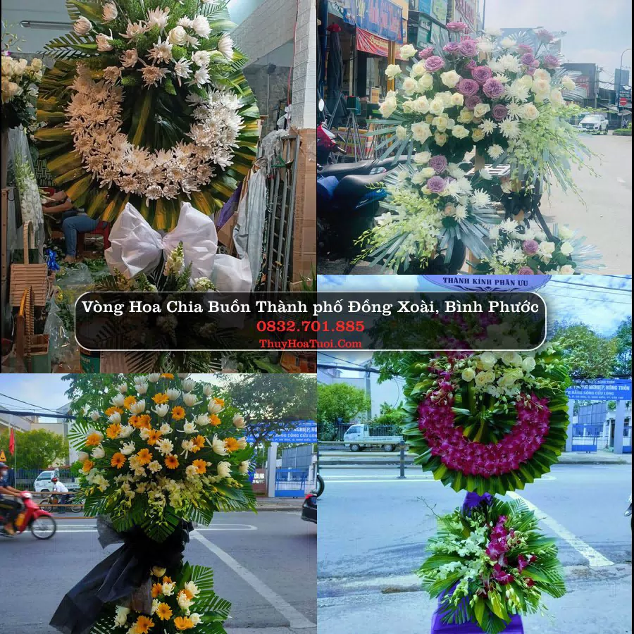Kệ hoa tang lễ giao tại Thành phố Đồng Xoài, Bình Phước