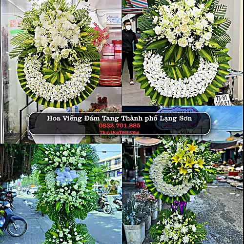 Vòng Hoa Tang Lễ tại Thành phố Lạng Sơn (Cũ)