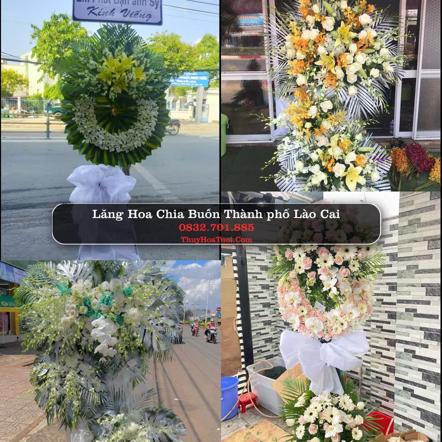 Kệ hoa tang lễ giao tại Thành phố Lào Cai, Lào Cai