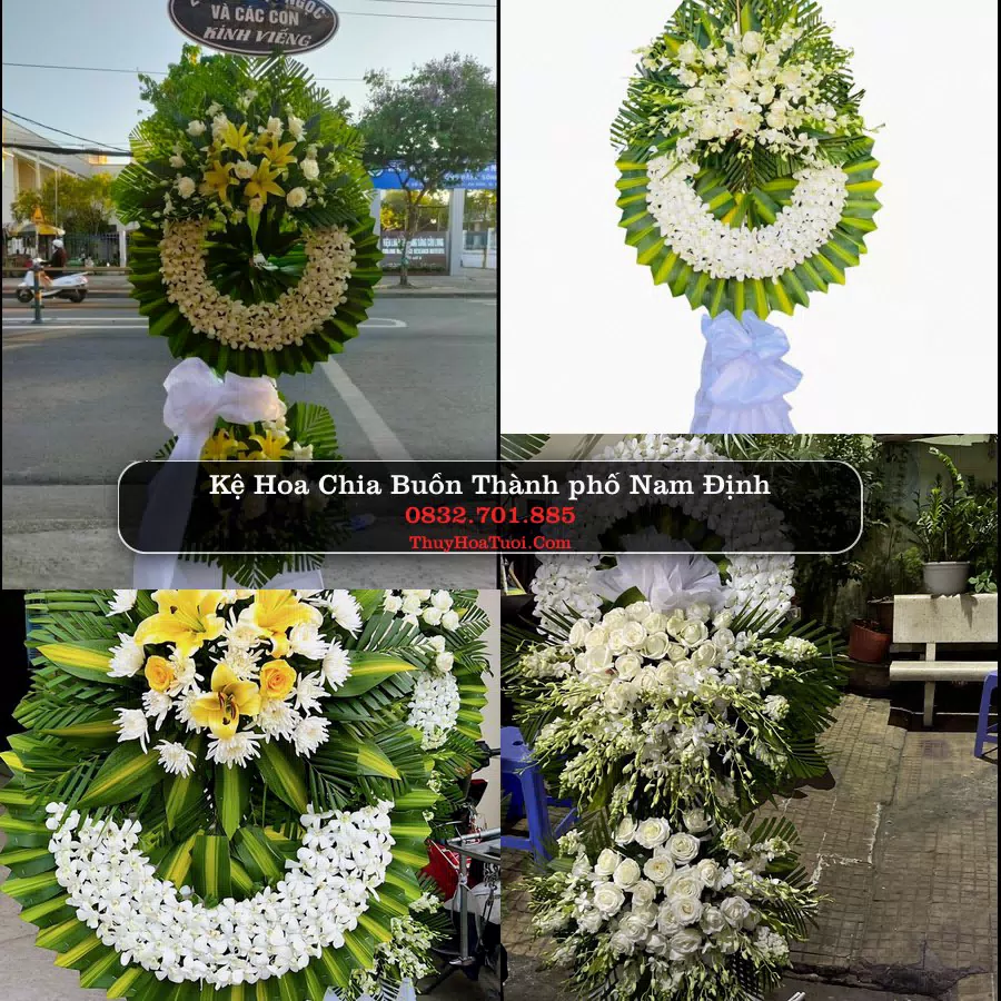 Vòng hoa chia buồn Thành phố Nam Định - ThuyHoaTuoi.Com