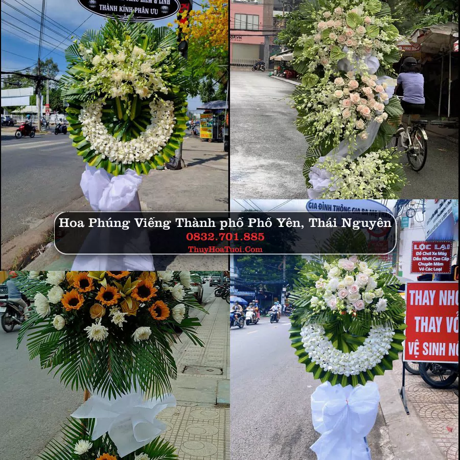 Hoa Chia Buồn tại Thành phố Phổ Yên, Thái Nguyên (Cũ)