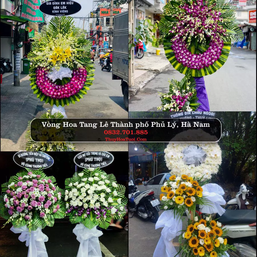 Đặt Hoa Chia Buồn tại Thành phố Phủ Lý, Hà Nam (Cũ)