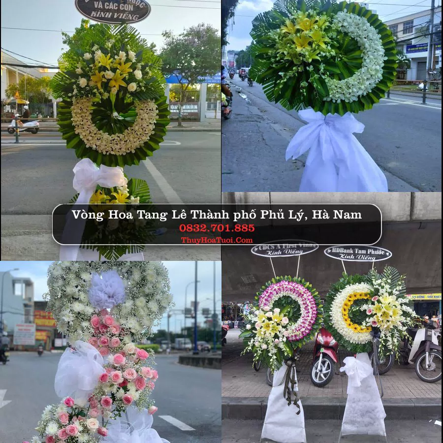 Vòng hoa chia buồn Thành phố Phủ Lý - ThuyHoaTuoi.Com