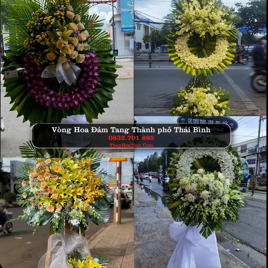 Đặt Vòng Hoa Tang Lễ tại Thành phố Thái Bình (Cũ)