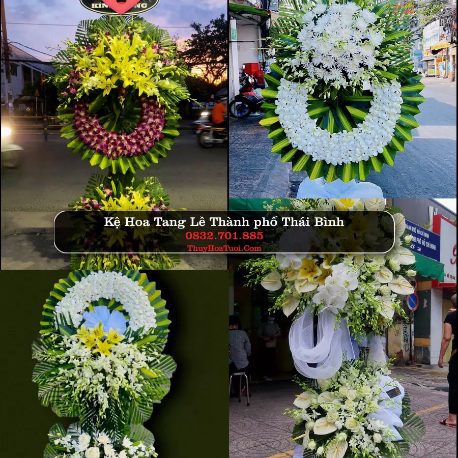 Vòng hoa chia buồn Thành phố Thái Bình - ThuyHoaTuoi.Com