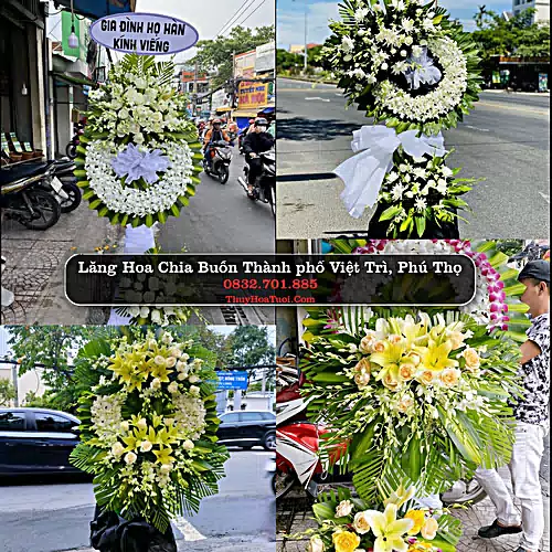 Vòng Hoa Tang Lễ tại Thành phố Việt Trì, Phú Thọ (Cũ)