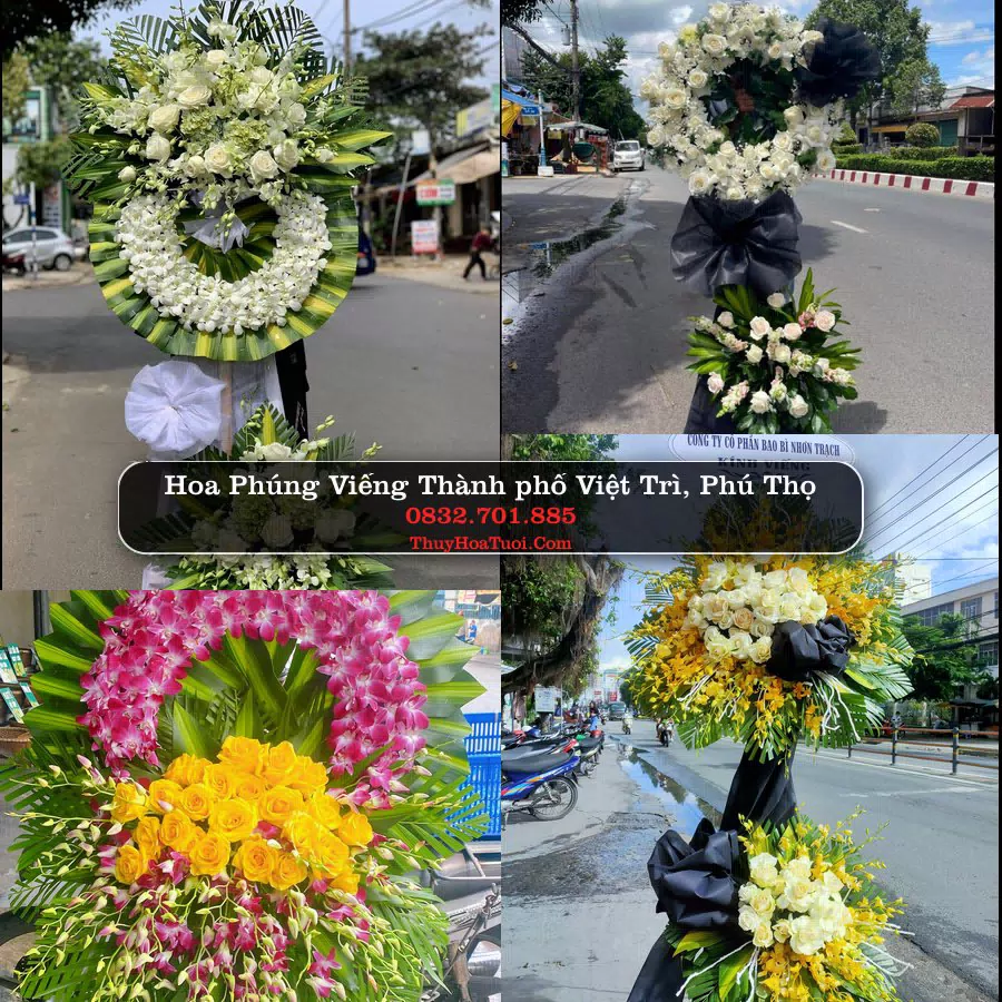 Kệ hoa tang lễ giao tại Thành phố Việt Trì, Phú Thọ