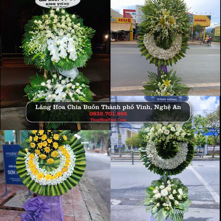 Kệ hoa tang lễ giao tại Thành phố Vinh, Nghệ An