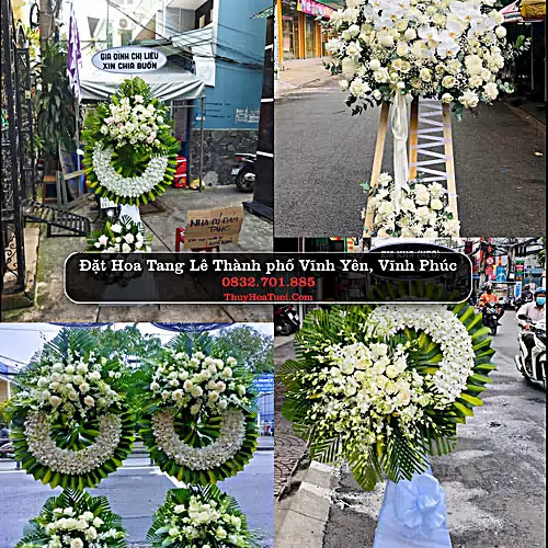 Đặt Hoa Chia Buồn tại Thành phố Vĩnh Yên, Vĩnh Phúc (Cũ)