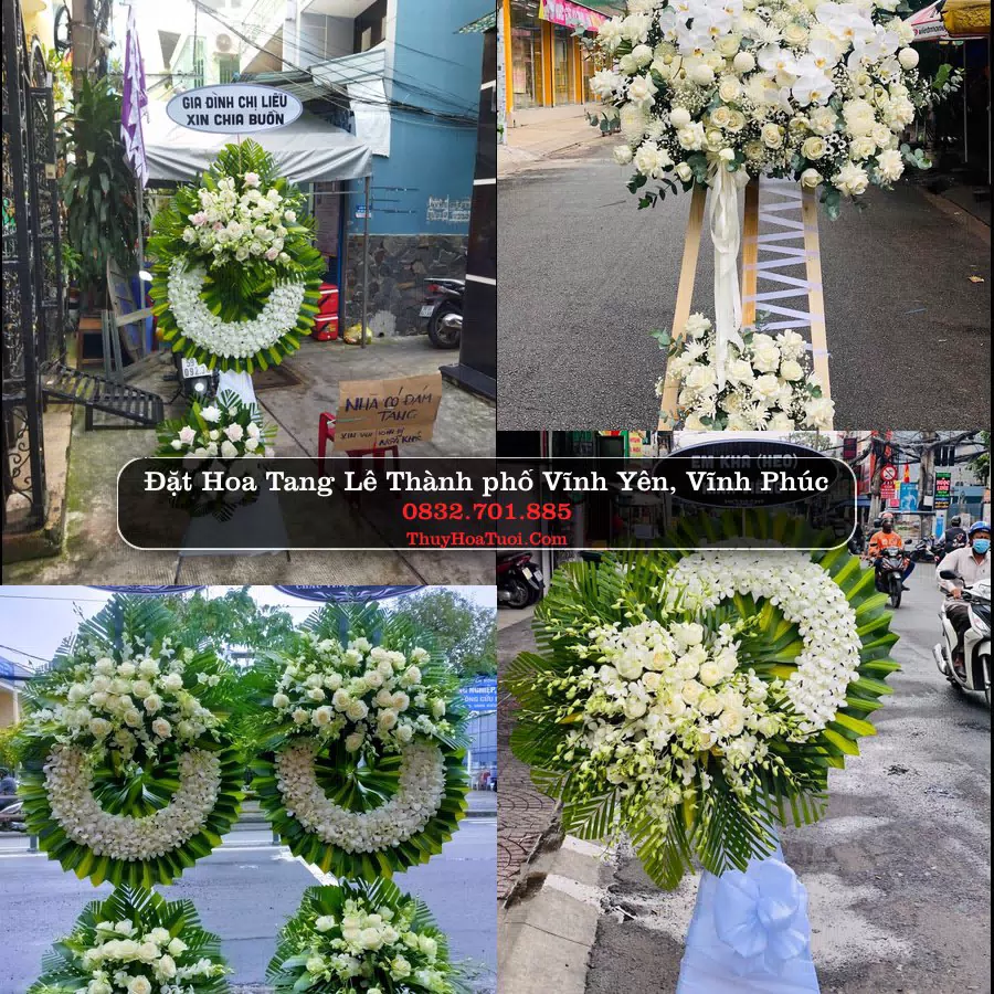 Đặt Hoa Chia Buồn tại Thành phố Vĩnh Yên, Vĩnh Phúc (Cũ)