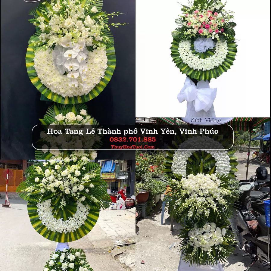 Vòng hoa chia buồn Thành phố Vĩnh Yên - ThuyHoaTuoi.Com