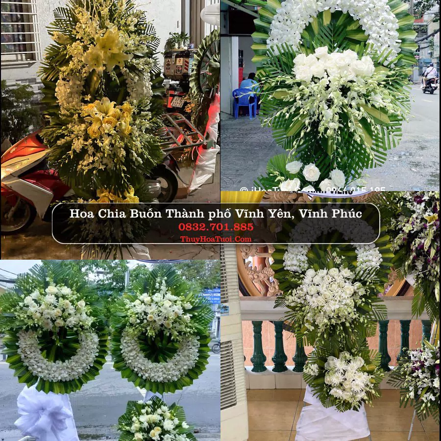Kệ hoa tang lễ giao tại Thành phố Vĩnh Yên, Vĩnh Phúc