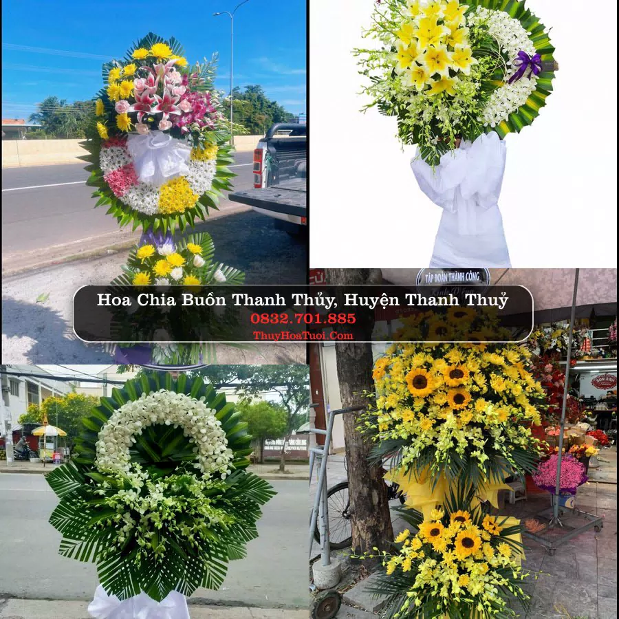 Kệ hoa tang lễ giao tại Thanh Thủy, Phú Thọ