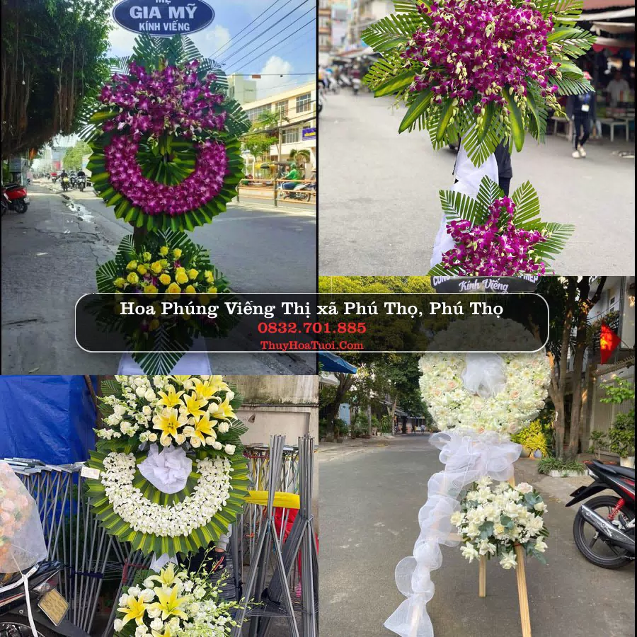 Hoa Chia Buồn tại Thị xã Phú Thọ, Phú Thọ (Cũ)