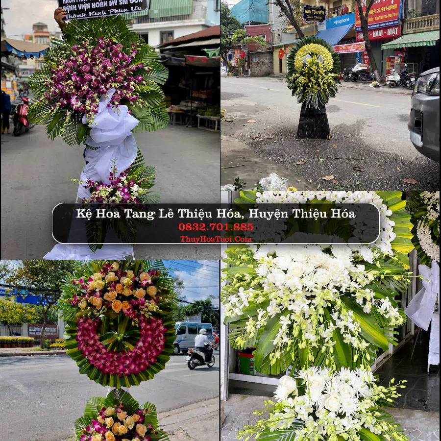 Vòng hoa chia buồn Thiệu Hóa - ThuyHoaTuoi.Com
