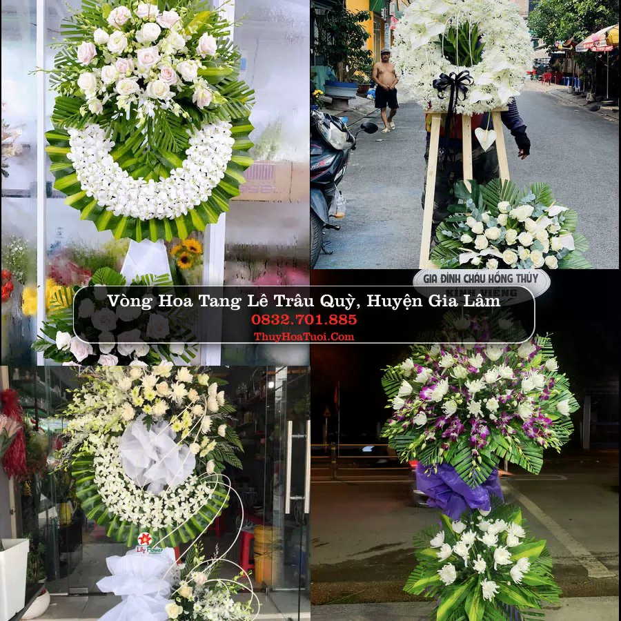 Đặt Hoa Chia Buồn tại Trâu Quỳ, Gia Lâm, Hà Nội (Cũ)