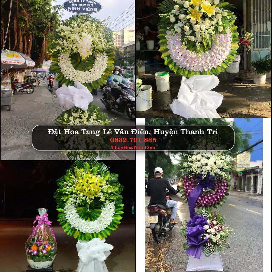 Vòng hoa chia buồn Văn Điển - ThuyHoaTuoi.Com