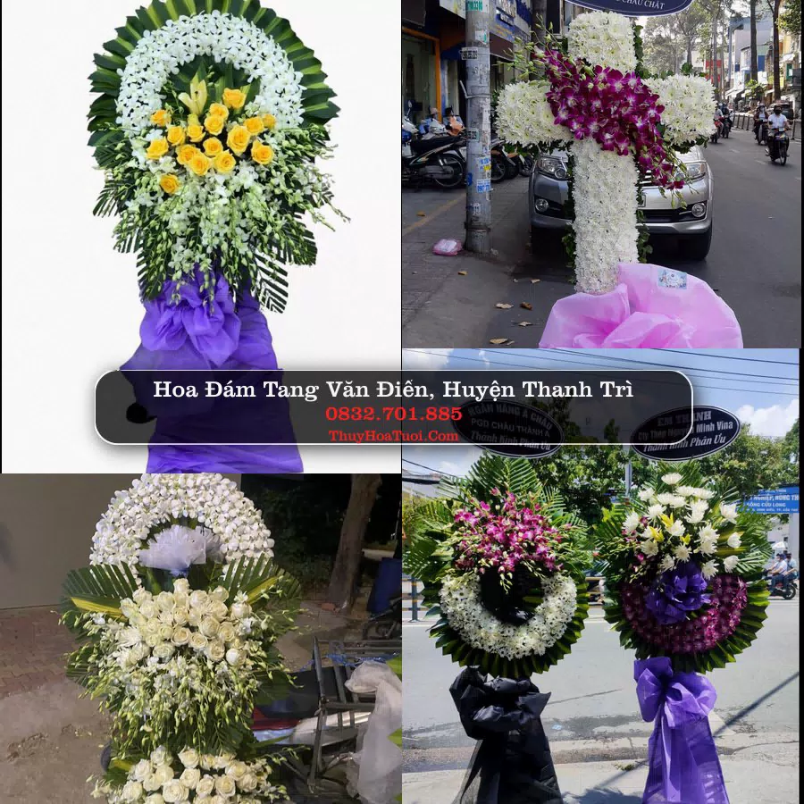Kệ hoa tang lễ giao tại Văn Điển, Huyện Thanh Trì