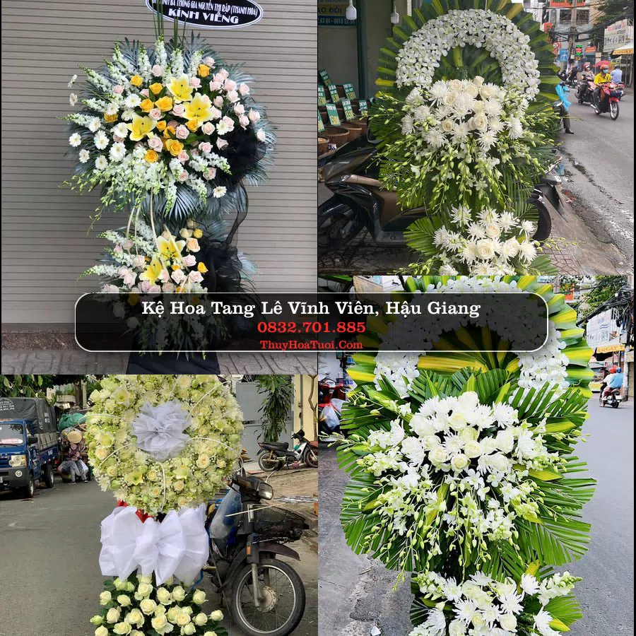 Vòng hoa chia buồn Vĩnh Viễn, Hậu Giang - ThuyHoaTuoi.Com